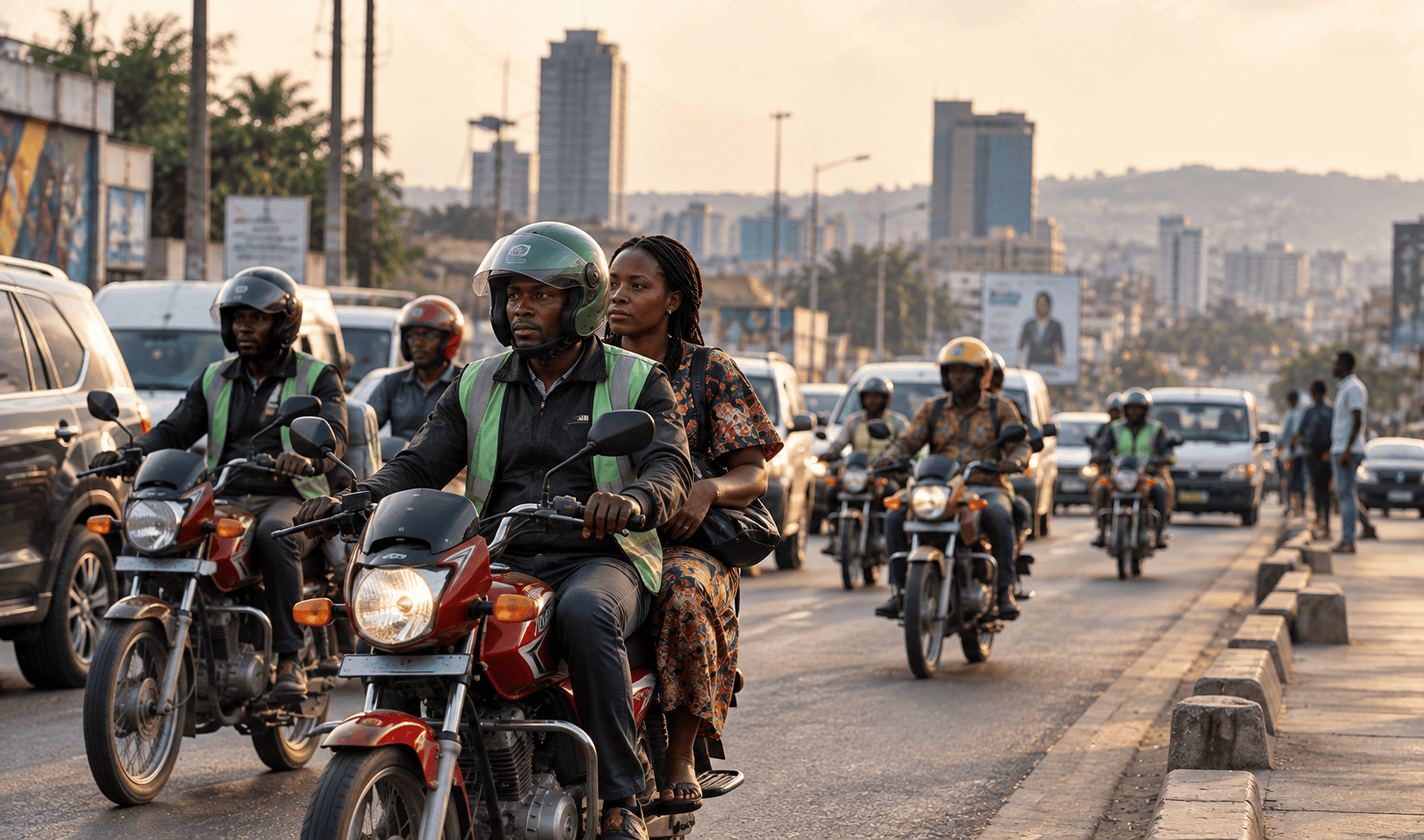 RDC : l’usage des motos-taxis bondit de 30 % à 53 % en trois ans